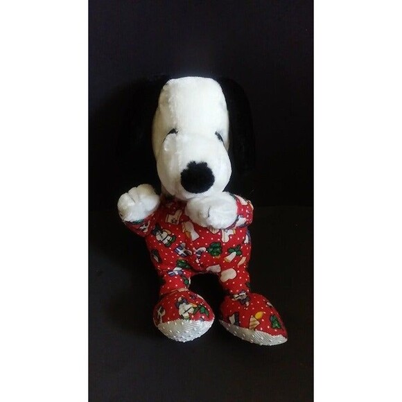 Applause Peanuts Snoopy in Pajamas Beanbag 6'' Stuffed Animal - Picture 7 of 7
